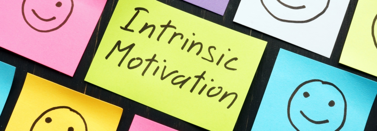 intrinsic motivation on sticky notes