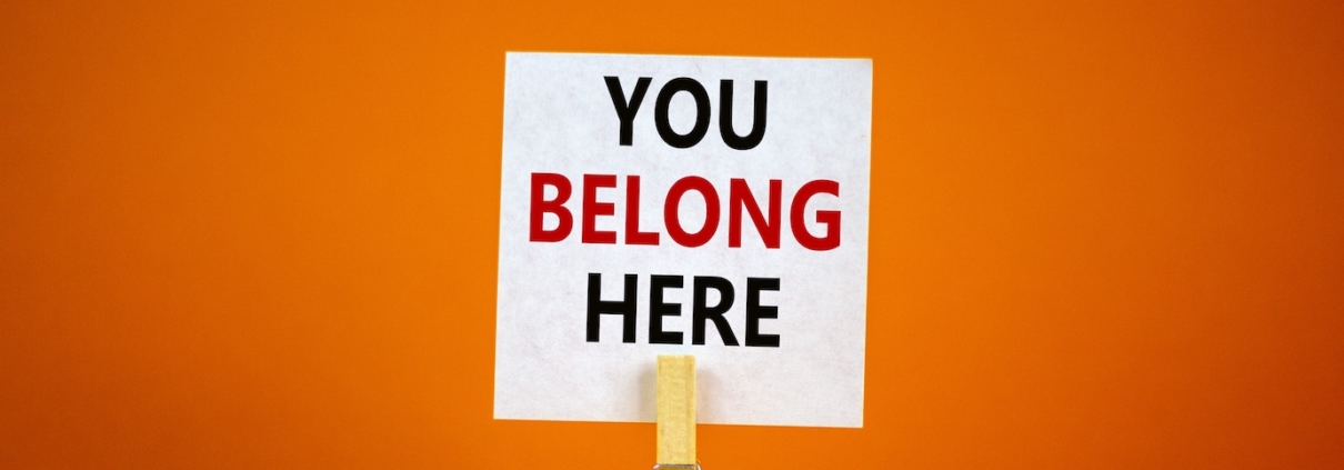 you belong here sign