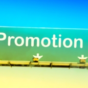promotion road sign