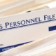 employee personnel file