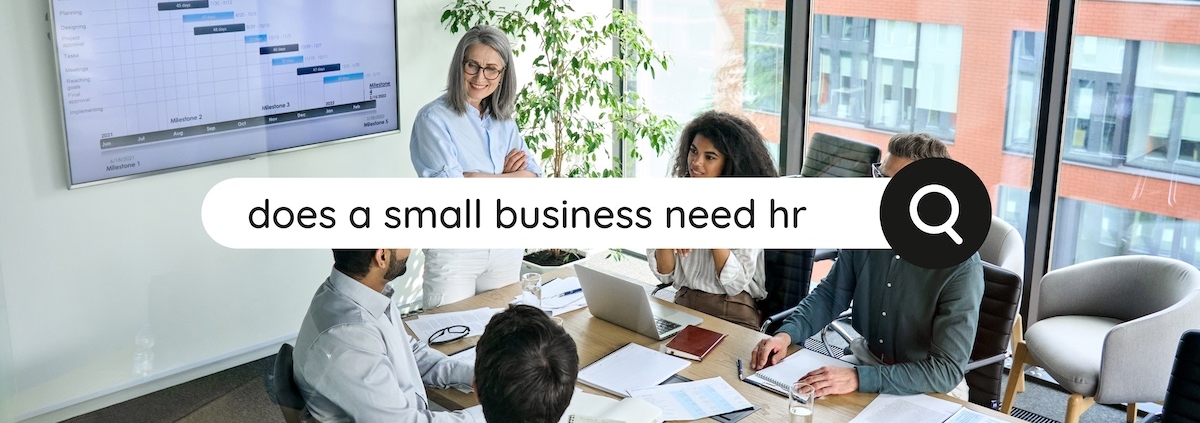 does a small business need hr search query