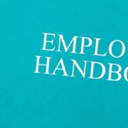 image of an employee handbook