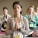 yoga activity in the workplace